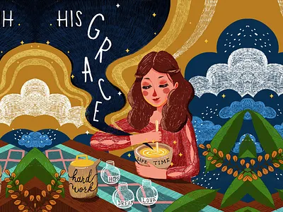 lifetime ingredients artworks digital painting illustration illustrator painting