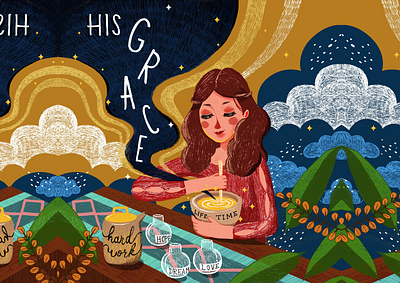 lifetime ingredients artworks digital painting illustration illustrator painting