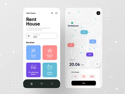 Home Rent Services app design booking booking app booking.com bookings branding dribbble house house rent ofspace ofspace agency real estate rent rental rental app rentals renting website design