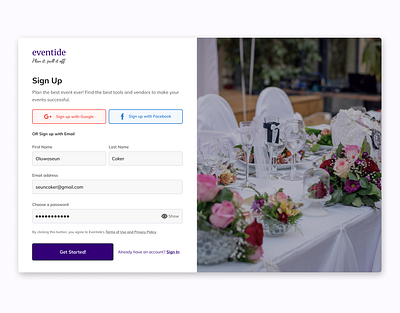 Daily UI #001 dailyui ui design uiux