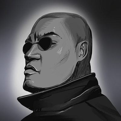 Morpheus art artwork fanart illustration matrix morpheus