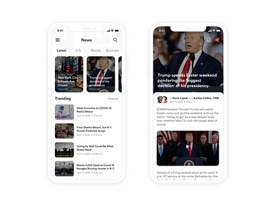 News App Concept android app design concept design ios mobile app mobile user interface news news app news application read reading app sri lanka ui ux