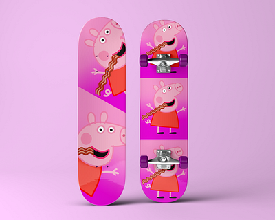 Agency-R vs. Bacon Street Skate Club branding design illustration