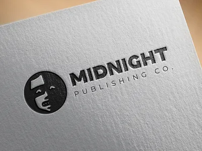 Midnight Publishing Co. books branding design horror illustration logo logo design midnight publishing reading scary spooky vector