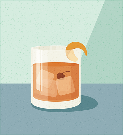 Cocktail Illustration / Poster Design beverage illustration cocktail digital art illustration poster design