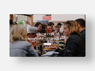Mr. Greenside: Homepage animation brand design brand identity branding consultancy hospitality identity interaction silk studio squarespace ui uidesign web design web developement