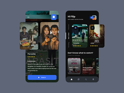 Video application adobexd app app design application blue dark film mobile app mobile app design mobile design mobile ui mobile ui design mobile uiux mobile uiux design mobile ux design ui ui ux design ux video