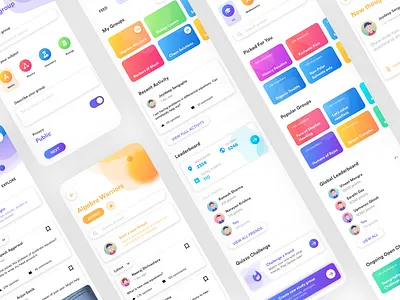 Mobile App UI - Byju's Study Forum Feature byjus education app education ui education ux ios design mobile app mobile app design mobile design mobile ui mobile uiux mobile ux ui online forum student app student network study forum study groups