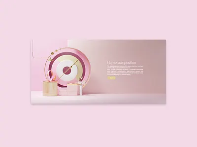 Home composition card design typography web