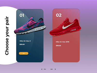 Sneakers design illustration ui web