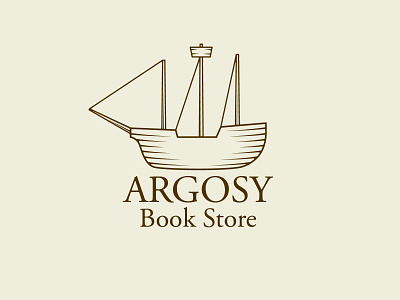 Argosy Book Store 100dayproject branding logo