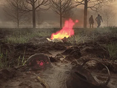 war on corona 3d art cinema4d octane render