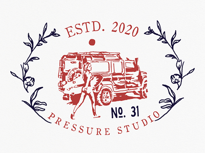 Go Surfing! badge design vintage design
