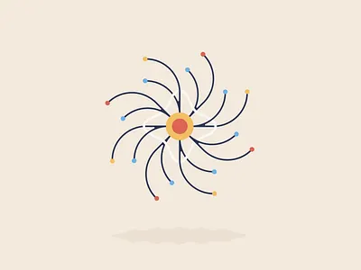 Coronation 👑 abstract biology colour coronavirus flat friend illustration lockdown sun virus