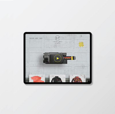 Twenty One Pilots - Website Update design ipad minimal tablet twentyonepilots ui uidesign ux web website website concept website design webui