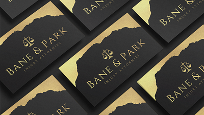 Bane & Park Business Card Design branding cetti design graphic design logo minimal web design webdesign