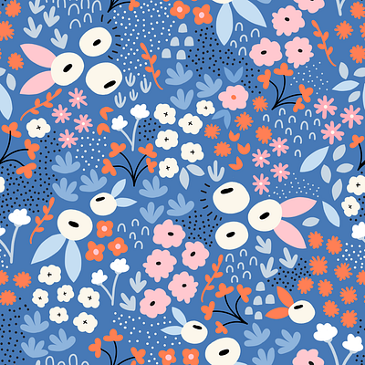 Flower pattern art artwork design digital flower illustration flower pattern flowers flowers illustration illustration pattern