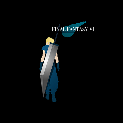 FFVII - Cloud cloud design ff7 final fantasy final fantasy 7 final fantasy vii illustration square enix