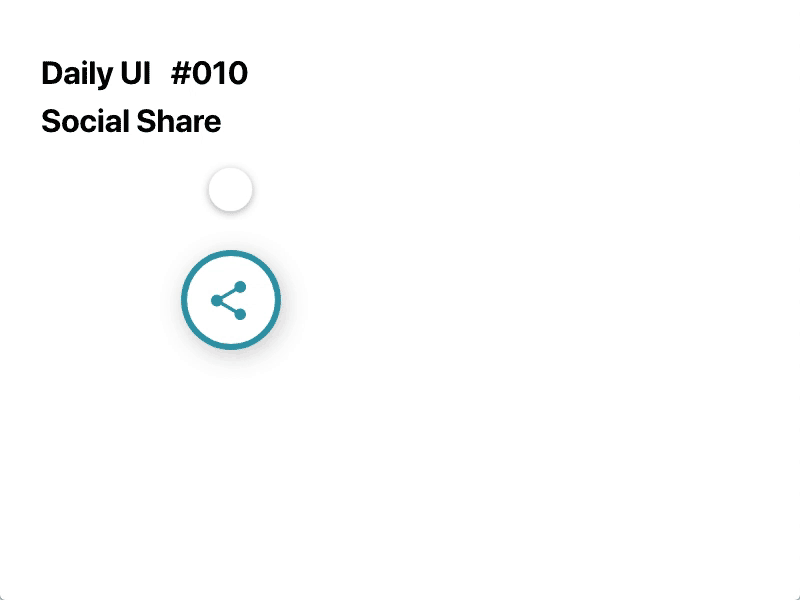 Daily UI Challenge / 010 - Social Share 010 dailyui design ui ux