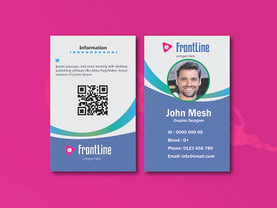 ID Card app branding card design fashion flyer freelance graphic design icon identity identity design logo