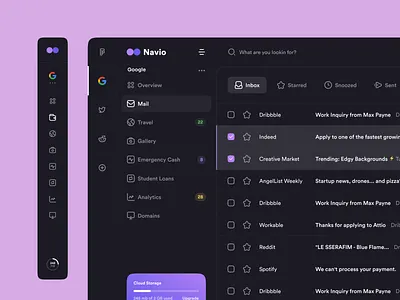 Navio UI Exploration adminpanel branding dashboard dashboard ui design illustration inspiration logo nav ui navigation navigation ui navigation web saas ui ui design ux ux design web web adminpanel