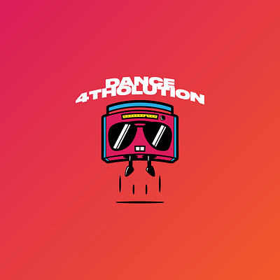 Dance 4tholution character illustration illustration logo mascot music retro character retro illustration vintage