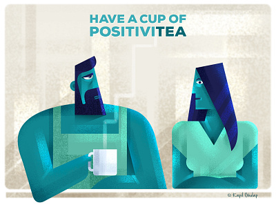 POSOTIVITEA branding design iconography illustration logo minimal ui uidesigner ux vector visual