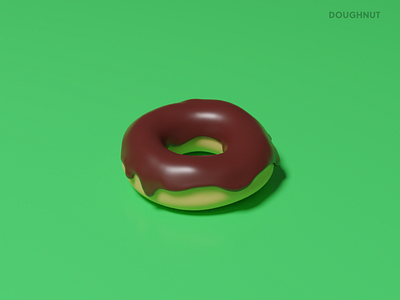 Level1 Doughnut 3dcg blender blender3dart blenderguru design illustration