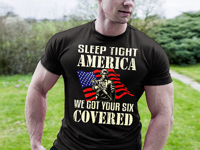 Sleep Tight America t-shirt design army dad tshirt custom t shirt design dad tshirt design drawing graphic design illustration logo soldier t shirt t shirt t shirt design t shirt illustration typography us army us army t shirt us army tshirt usa army usa soldier t shirt usa tees vector