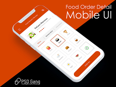 Food Order Detail Page