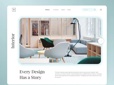 Interior design and furniture shopping website branding design e commerce ecommerce furniture interior shopify shopping sketch ui ux web website