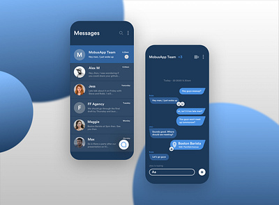 Direct Messaging App app design behance blue daily100challenge dailyui dailyuichallenge design direct messaging dribbble gradient interfacedesign messaging messaging app mobileapp mobileui socialmedia ui uidesign userinterface userinterfacedesign