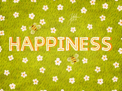 15 - Love Your Lawn art design drawing flat illustration ipad procreate raster texture vector