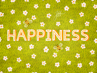 15 - Love Your Lawn art design drawing flat illustration ipad procreate raster texture vector