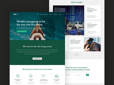Asset Management Landing Page asset management finance finance business financial investment landing page