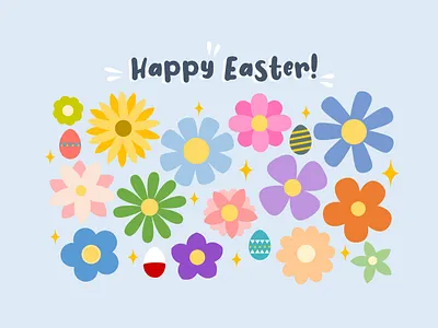 Easter artph easter easter egg easter sunday flowers graphic design graphics icon illustration microsoft powerpoint