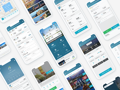 Flight & Travel App UI booking dashboard flight hotel iphone ticket ui uiuxahmed ux