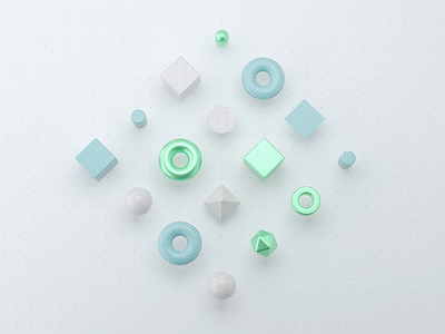 Animation of objects. 3d animation art brand identity branding c4d illustration mograph motion