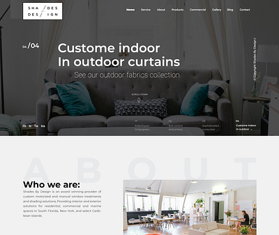 web Home slide ui design web design uiux