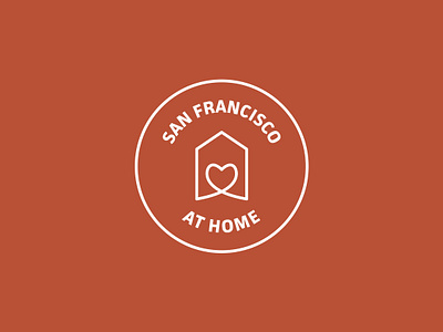 san francisco at home design dribbbleweeklywarmup font illustration illustrator logo sanfrancisco stayhome