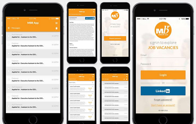 JOB App app branding design illustration logo minimal typography ui vector web website