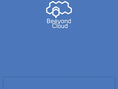 Beeyond Cloud abstract logo bee cloud logo data technology line art logo negative space logo technology