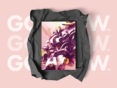 Gosmow - Poster Paper 3d art cinema4d color everyday gosmow gradient mockup mockups octane poster poster art render typography