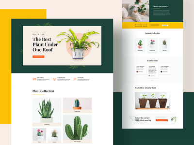 Plant Shop/Nursery Layouts for SP Page Builder Pro joomla layout mockup modern nursery page builder plant plant shop product design shop template web webdesign webui