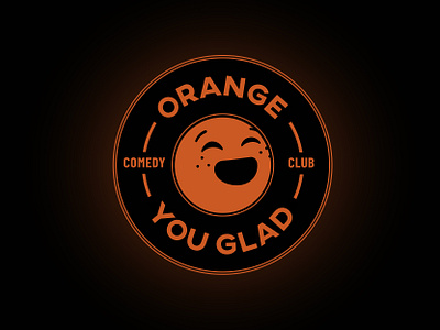 Daily Logo Challenge: Single Letter comedy daily logo challenge graphic design logo design orange