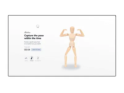 🔊Timed poses branding code coded drawing gsap illustration interaction interactive javascript sketch ui uidesign ux vector website wood