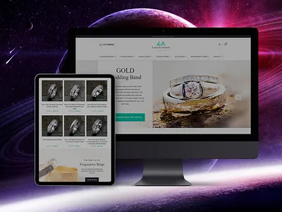 E-commerce Design LA LASER ENGRAVING design ecommerce ecommerce design jewelers jewelry jewelry shop web web design webdesign website website design