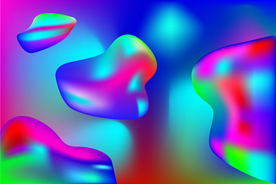 blobs 3d abstarct colors design graphic illustrator meshtool stayhome