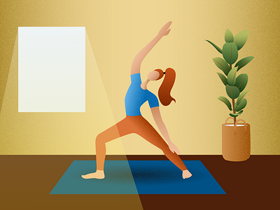 Sunny Yoga affinity designer character character design design graphic design illustration vector vector art vector illustration yoga