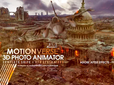 MotionVerse Version 1.3 Now Available 2d to 3d 3d animation after effects graphicriver image effect mrcharlsbrown.com photo animation photo effect photoshop action tutorial